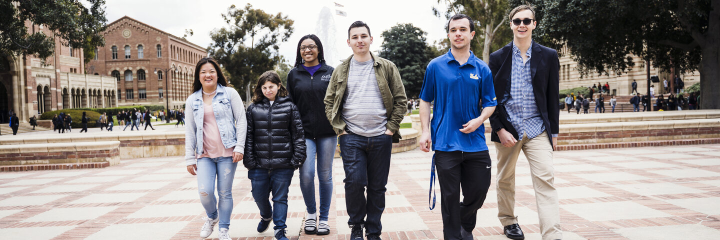 Pathway students on campus